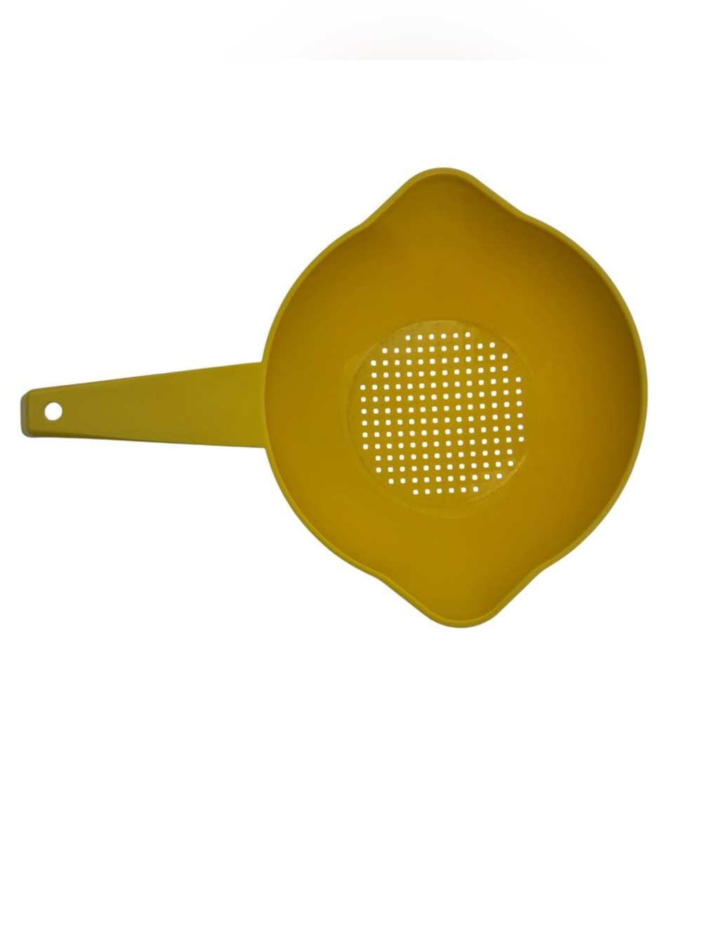 Tupperware Yellow Strainer with Handle 1200-03 vintage